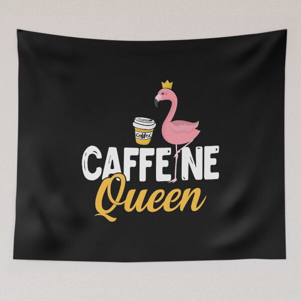 Artikelvorschau, Lustiges Koffein-Königin-Design der Frauen I Magischer Cafeteria-Flamingo entworfen und verkauft von biNutz.
