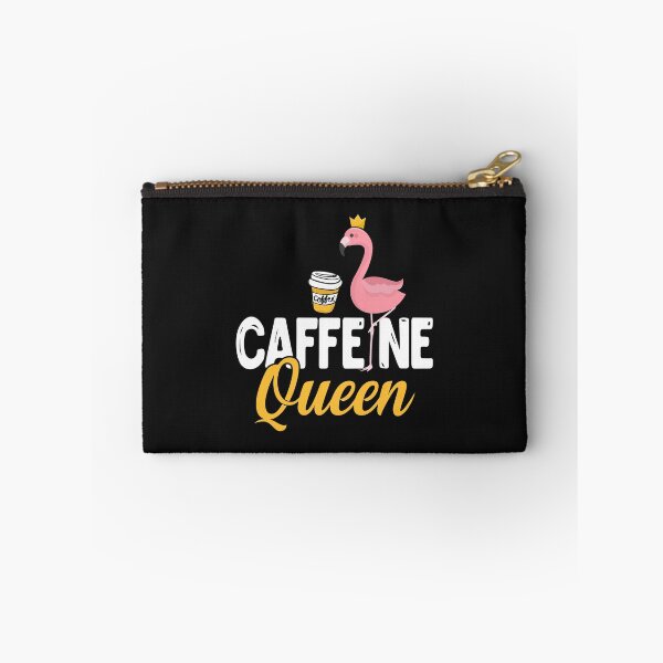 Item preview, Womens Funny Caffeine Queen design I Magical Cafeteria Flamingo designed and sold by biNutz.
