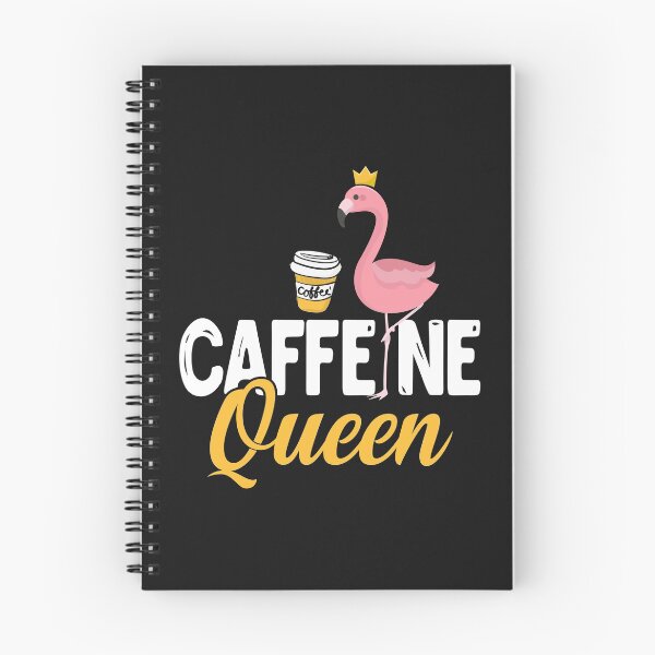 Item preview, Womens Funny Caffeine Queen design I Magical Cafeteria Flamingo designed and sold by biNutz.