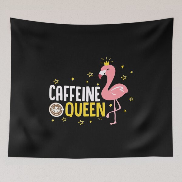Artikelvorschau, Womens Funny Caffeine Queen Produkt I Magischer Kaffee Flamingo entworfen und verkauft von biNutz.