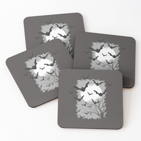Item preview, Halloween, bat, bats, moon, full moon designed and sold by DerSenat.