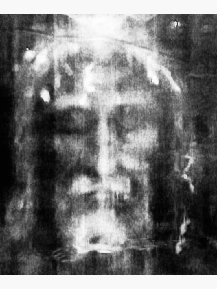Shroud of Turin. Turin Shroud. Christianity, Christian, Icon, Bible, Biblical, Resurrection. by TOMSREDBUBBLE