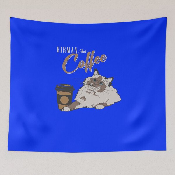 Item preview, Funny Burma cat / coffee lover design designed and sold by torlei565.