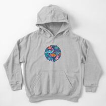 Dino team 1 Kids Pullover Hoodie