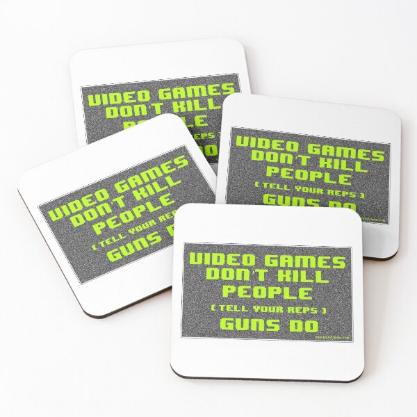 Item preview, Video Games Don't Kill People designed and sold by katydubu.