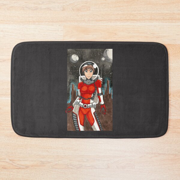 Item preview, Spacesuit Astronaut Woman Watercolor Painting designed and sold by PyromaniacJoe.