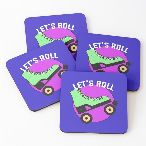 Roller Skate Design for Lovers of Roller Skating Coasters (Set of 4)