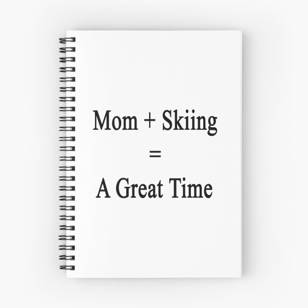 Item preview, Mom + Skiing = A Great Time  designed and sold by supernova23.