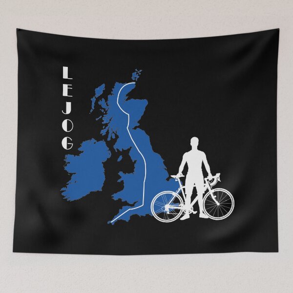 Item preview, LEJOG Lands End to John O'Groats (Blue/white) designed and sold by cycleexplorers.