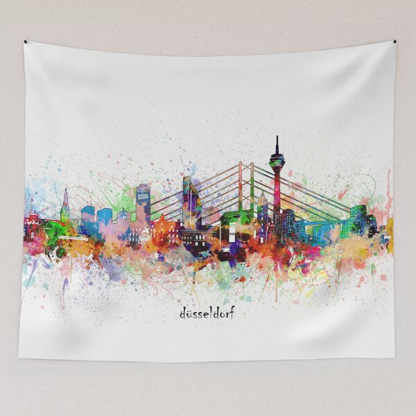 Item preview, dusseldorf skyline designed and sold by BekimART.