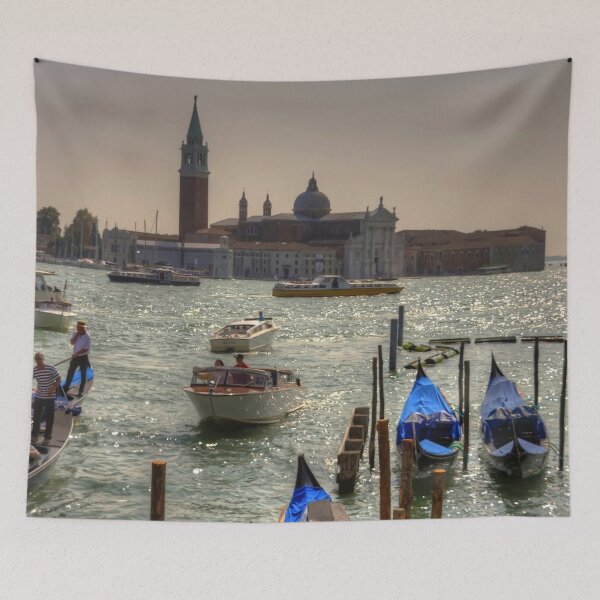 Item preview, Gondolas in front of San Giorgio Maggiore designed and sold by tomg.