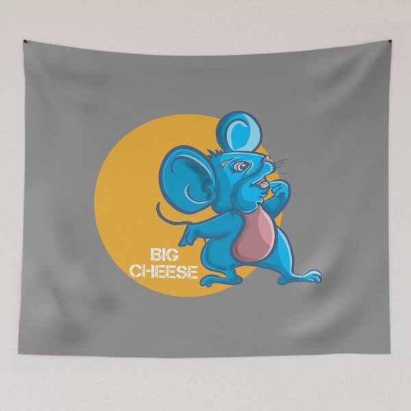 Item preview, Big Cheese, baby mouse. Cartoon critter. designed and sold by DebbieJoyArt.