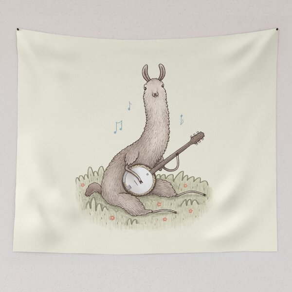 Item preview, Banjo Llama designed and sold by SophieCorrigan.