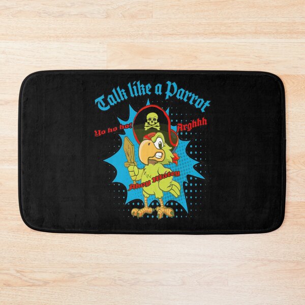 Item preview, Talk Like a Parrot Pirate Skull and Crossbones Talk Like a Pirate Day Grunge Distressed designed and sold by funnytshirtemp.