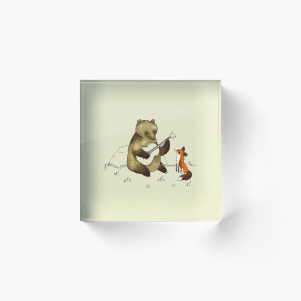 Bear & Fox Acrylic Block