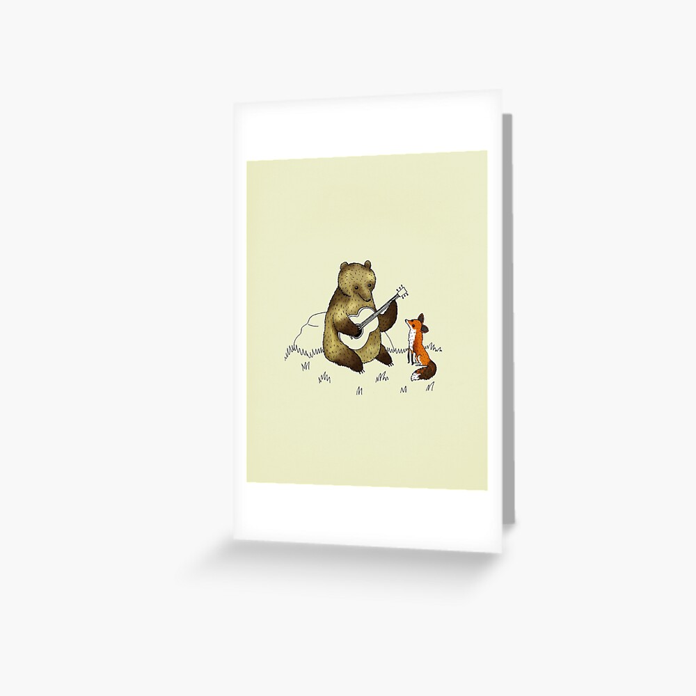 Bear & Fox Greeting Card