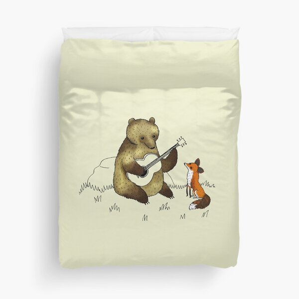 Ours et renard Housse de couette