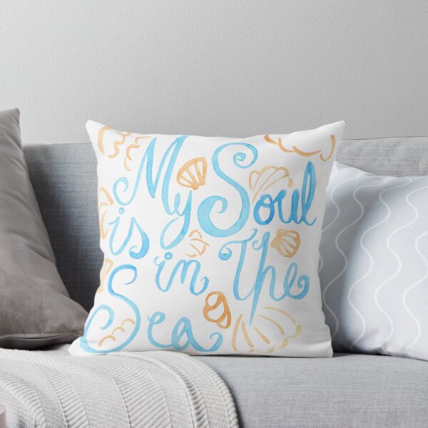 Item preview, My Soul Is In The Sea - Pearly Blue designed and sold by Niina  Niskanen.