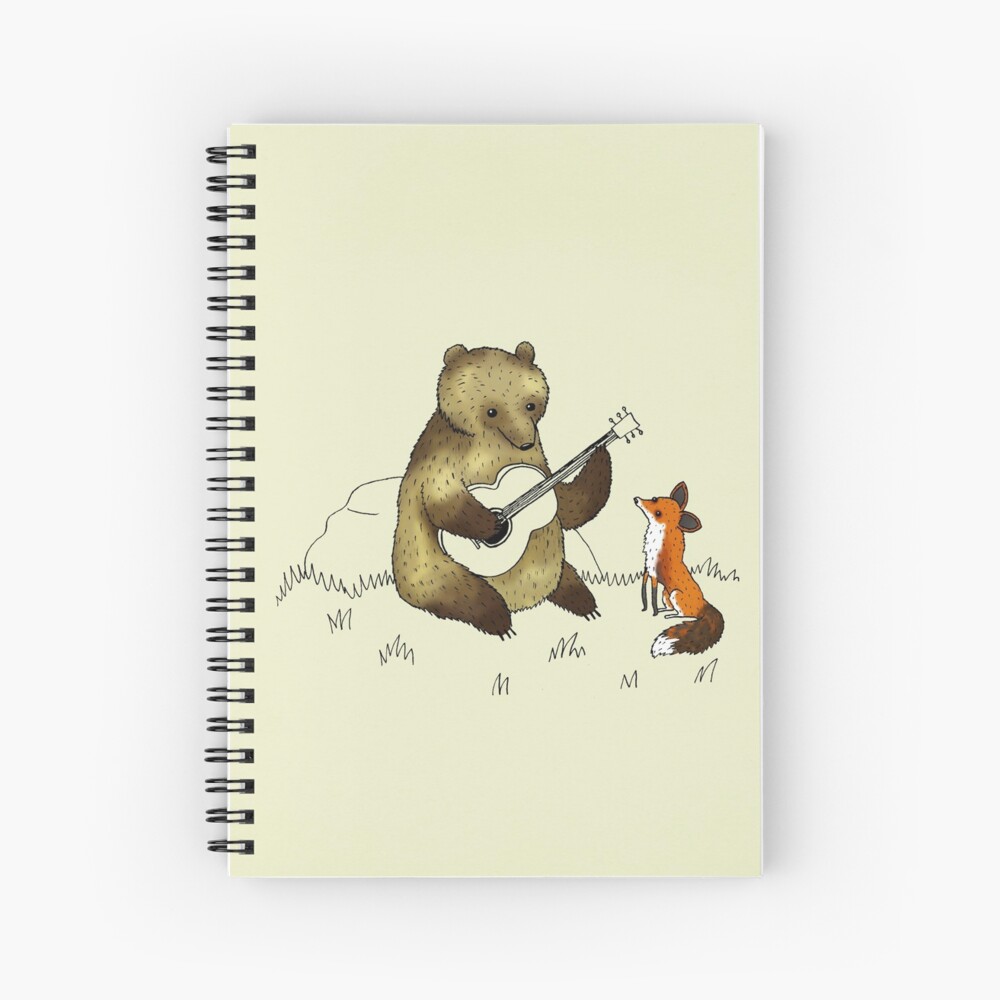Bear & Fox Spiral Notebook