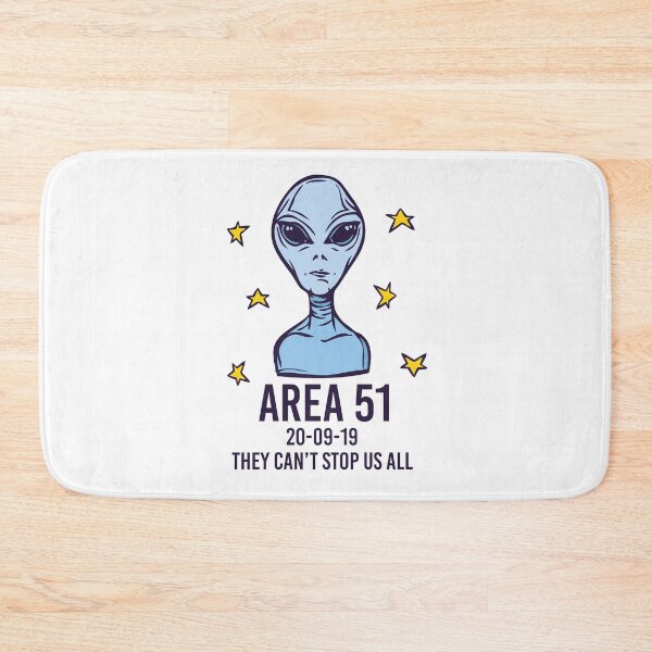 Item preview, AREA 51 “They Can't stop us all” meme blue alien shirt designed and sold by AestheticHoes.