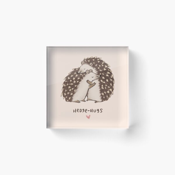 Hedge-hugs Acrylic Block