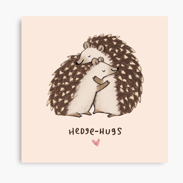 Hedge-hugs Canvas Print