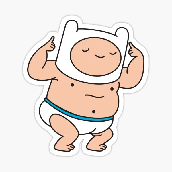 Sticker Baby Finn Redbubble