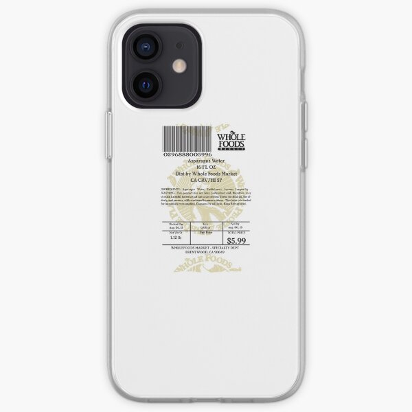 WHOLEFOODS: Asparagus Water iPhone Soft Case