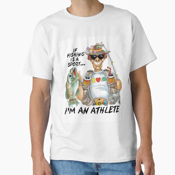 Item preview, If Fishing Is A Sport I'd An Athlete designed and sold by teesforyou.