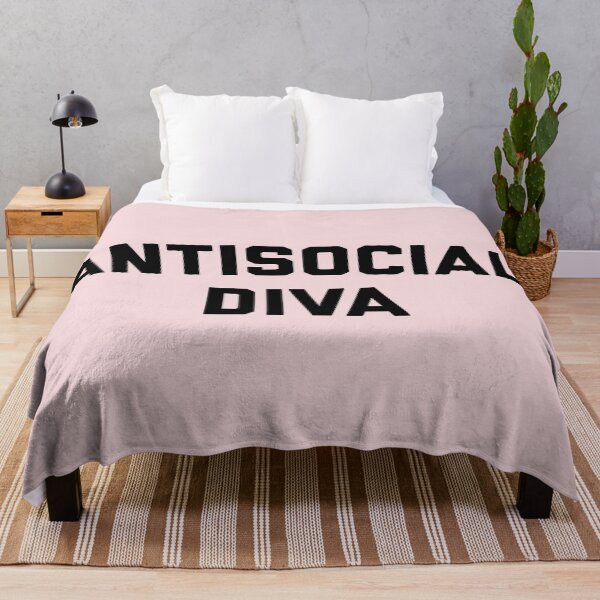 Item preview, Antisocial Diva Funny Quote designed and sold by quarantine81.