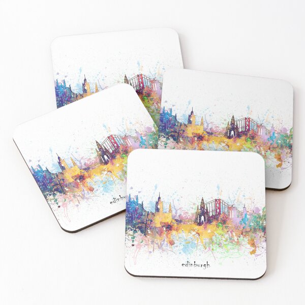 Artikelvorschau, Edinburgh Skyline entworfen und verkauft von BekimART.