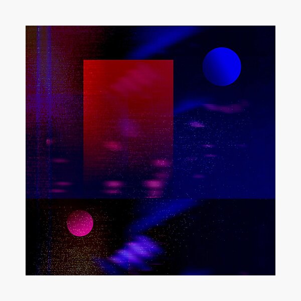 Reflections on the warm wind of summer nights Photographic Print