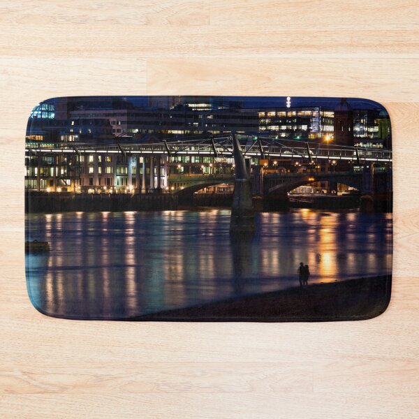 Item preview, Strolling Down the Thames Riverbank Hand in Hand - Magical Night in London designed and sold by Georgia Mizuleva.