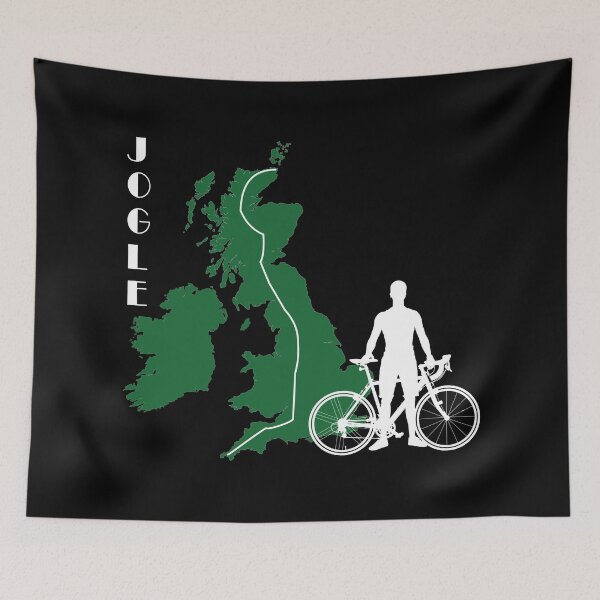 Item preview, JOGLE John O'Groats to Lands End (Green/white) designed and sold by cycleexplorers.