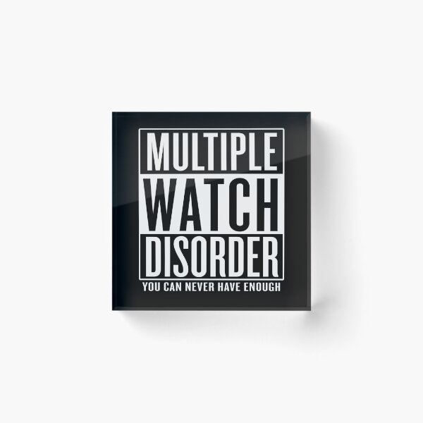 Item preview, Multiple Watch Disorder designed and sold by itsHoneytree.
