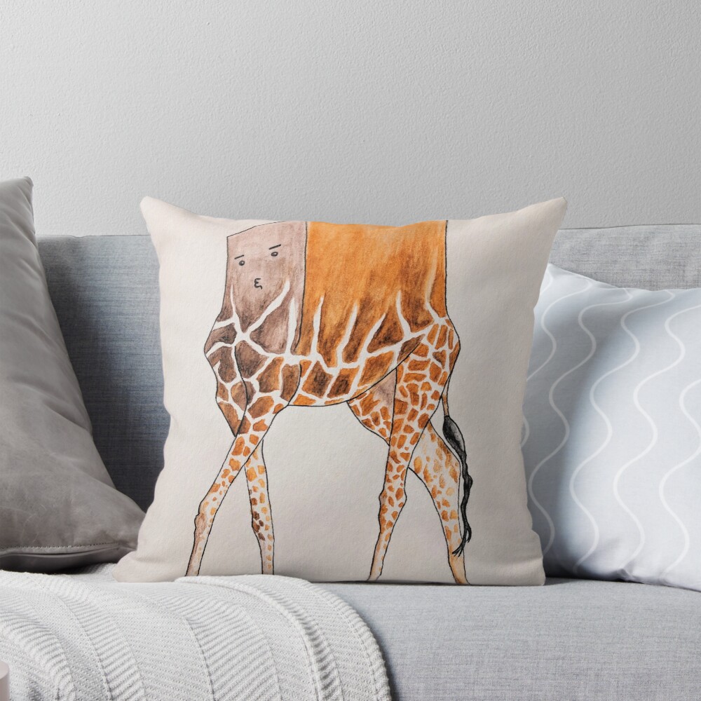 Item preview, Throw Pillow designed and sold by aconfusedpear.