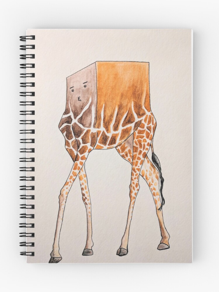 Thumbnail 1 of 3, Journal, giraffe designed and sold by aconfusedpear.