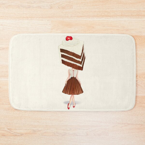 Item preview, Cake Head Pin-Up : Chocolate Cherry designed and sold by Kelly  Gilleran.