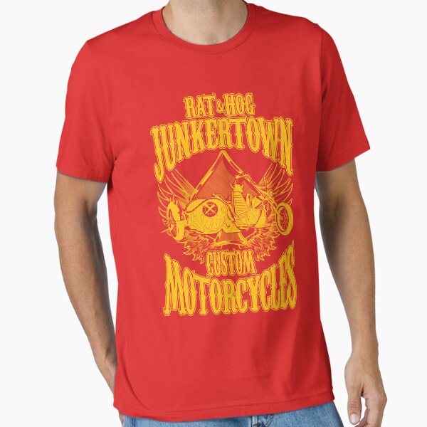 Vista previa del artículo con la obra «Rata y cerdo - Junkertown Custom Motorcycles», diseñado y vendido por ponybacon.