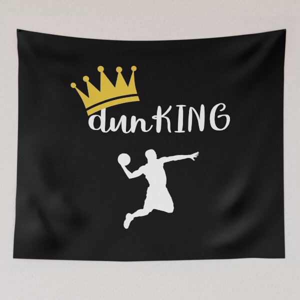 Item preview, Retro dunking basketball crown designed and sold by IceShirts.