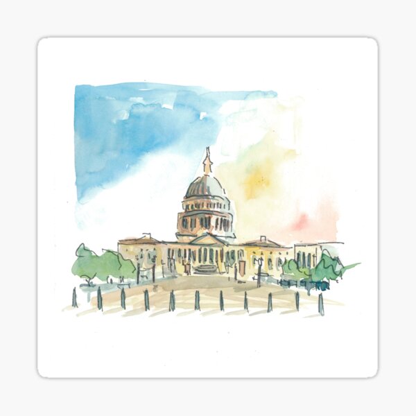 Item preview, Washington D.C Capitol at sunset designed and sold by artshop77.