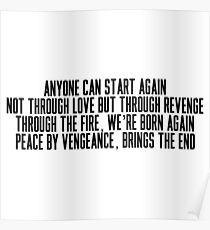 Anyone Can Start Again Poster