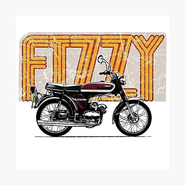 FS1E 70's bike- fizzy, mopeds from your memory Photographic Print