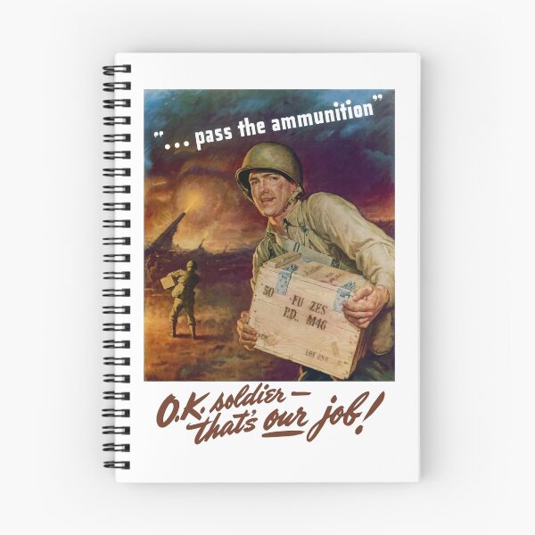 Item preview, Pass The Ammunition - WWII Propaganda designed and sold by warishellstore.