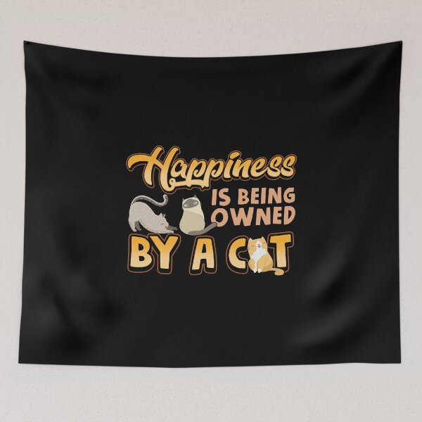 Item preview, Cat Lover Quote Funny Owned By Love Feline Owner Cute Gift  Premium design designed and sold by CreatedByHeidi.