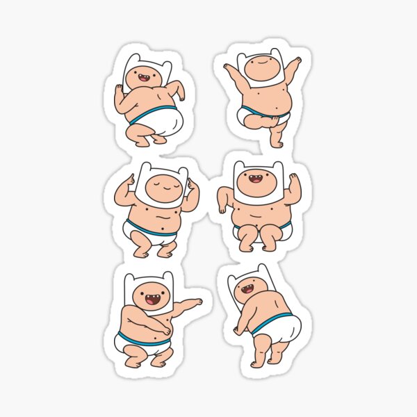 Sticker Baby Finn Redbubble