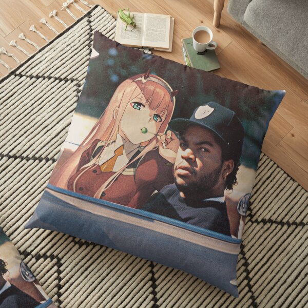 Driving with my Darling Floor Pillow