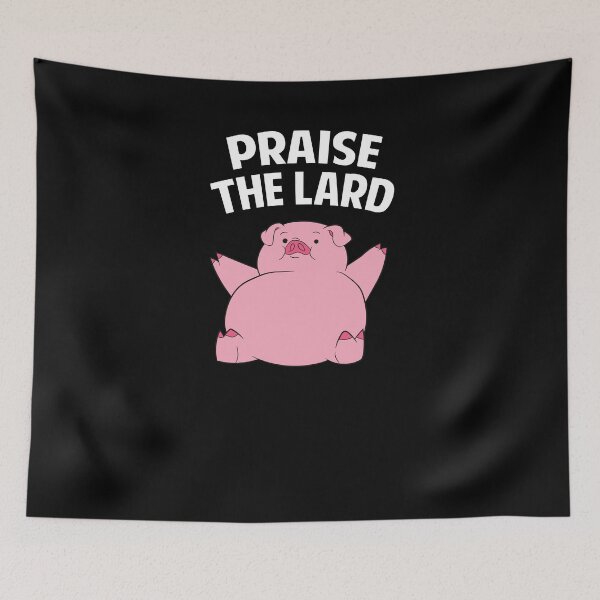 Item preview, Praise the Lard - Pig designed and sold by Mohja-Design.