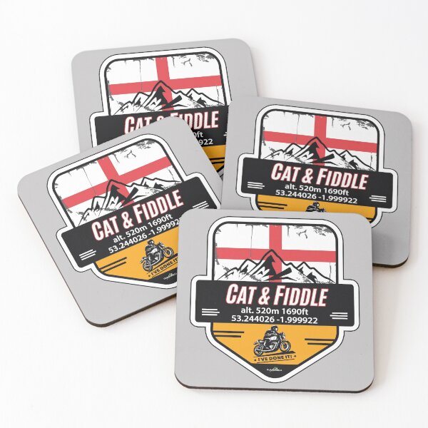 Item preview, Cat & Fiddle (A537) Motorcycle Sticker & T-Shirt 02 designed and sold by OuterShellUK.