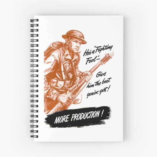 Item preview,  He's A Fighting Fool - WWII Propaganda designed and sold by warishellstore.